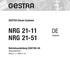 GESTRA Steam Systems NRG NRG Deutsch. Betriebsanleitung Niveauelektrode NRG 21-11, NRG 21-51