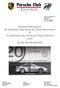 Ausschreibung zur 20 Jahrfeier des Porsche Club Steiermark & 10 Jahrfeier des Porsche Club Kärnten vom bis