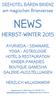 NEWS HERBST-WINTER 2015 AYURVEDA - SEMINARE, YOGA - ASTROLOGIE HOTEL & RESTAURATION KINDER-PARADIES BOUTIQUE GANESHA GALERIE-AUSSTELLUNGEN