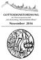 GOTTESDIENSTORDNUNG der Pfarreiengemeinschaf Am Kreuzberg, Bischofsheim/Rhön. November 2016 ~~~~~~~~~~~~~~~~~~~~~~~~~~~~~~~~~~~