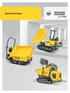 Kettendumper-Kompetenz bis ins Detail. Diese Gründe sprechen für Kettendumper von Wacker Neuson. Alle Kettendumper im Überblick.