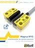 Safety. Detection. Control. Magnus RFID. Sicherheitssensor der nächsten Generation. PL e, SIL 3 RFID Sicherheitssensor