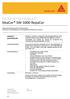 PRODUKTDATENBLATT SikaCor SW-1000 RepaCor