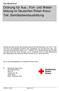 Ordnung für Aus-, Fort- und Weiterbildung im Deutschen Roten Kreuz Teil: Sanitätsdienstausbildung