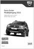 Dacia Duster Modelljahrgang 2016 PREISE GÜLTIG AB DATEN STAND