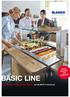 BASIC LINE. Neue Modelle und Optionen. Das vielseitige Speisenausgabe-System von BLANCO Professional