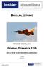 INSIDER MODELLBAU GENERAL DYNAMICS F-16 VOLL-GFK ELEKTROIMPELLERMODEL 1:10 R13-V01 BAUANLEITUNG