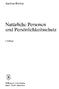 Natürliche Personen und Persönlichkeitsschutz