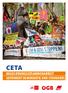 CETA REGULIERUNGSZUSAMMENARBEIT GEFÄHRDET DEMOKRATIE UND STANDARDS