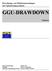 GGU-DRAWDOWN. Berechnung von Mehrbrunnenanlagen mit Optimierungsroutinen VERSION 4. Stand der Bearbeitung: Februar 2018