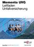 Memento UVG Leitfaden Unfallversicherung