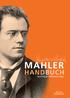 MAHLER HANDBUCH. Sponheuer/ Steinbeck (Hg.) METZLER BÄRENREITER