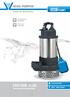 EASY-SUB A / AN Schmutzwassertauchpumpen. Pumpen der Spitzenklasse. Schmutzwasser. 230 V 400 V (50 Hz) verschleißarme Materialien