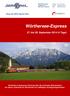 Wörthersee-Express. 27. bis 30. September 2014 (4 Tage) Reise der SERV Sektion Bern