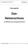 Planungshilfe Gas- Netzanschluss der MDN Main-Donau Netzgesellschaft mbh