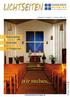Lichtseiten JOHANNESKIRCHE. Reformation. Interview. 11 Fragen an... EV.-LUTH. GEMEINDE LINGEN. Jahrgang 9 Ausgabe 2 Februar / März 2013