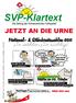 SVP-Klartext Die Zeitung der Schweizerischen Volkspartei