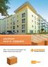 UNIPOR WS10 CORISO. Der Innovationsziegel für Mehrfamilienhäuser