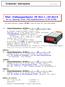 Mini - Einbaupanelmeter DP 4824 A + DP 4824 B für u.a. Spannung, Strom, Widerstandsthermometer Pt 100 / Pt 1000