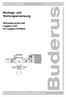 Montage- und Wartungsanweisung