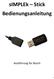 simplek Stick Bedienungsanleitung