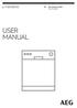 FSE53600Z. Benutzerinformation Geschirrspüler USER MANUAL