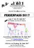 Elternverein Plaffeien und Umgebung.  Ferienpass 2017