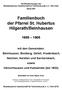 Familienbuch der Pfarrei St. Hubertus Hilgerath/Beinhausen