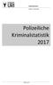 Polizeiliche Kriminalstatistik 2017