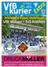 Extra. VfB Wissen - TuS Koblenz. Rheinland-Pokal, Halbfinale.  Mittwoch 11.April 2018 Anstoß 19:30 Uhr. 36.Jahrgang Saison