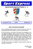 Sport Express. Spielvereinigung Ellzee e. V. Turnen / Gymnastik. Ausgabe Nr /2010 Auflage 520. Neue Vorstandschaft gewählt