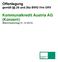 Offenlegung gemäß 26 und 26a BWG ivm OffV. Kommunalkredit Austria AG (Konzern) (Berichtsstichtag )