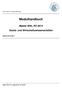 Otto-Friedrich Universität Bamberg. Modulhandbuch. Master BWL PO 2015 Sozial- und Wirtschaftswissenschaften. Stand: