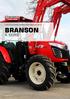 leistungsstarke kompakttraktoren mit 74 PS Branson K Serie