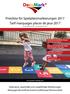 Preisliste für Spielplatzmarkierungen 2017 Tarif marquages places de jeux 2017