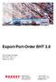 Export-Port-Order BHT 3.8