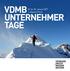VDMB UNTERNEHMER TAGE. 18. bis 20. Januar 2017 in Alpbach/Tirol