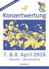 Konzertwertung 7. & 8. April 2018 Oberalm LWS Winklhof Eintritt frei!