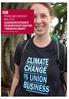 IGB. Frontlines-Bericht Mai 2015 Klimagerechtigkeit: Gewerkschaftsaktion Unions4Climate. Internationaler Gewerkschaftsbund