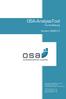 OSA-AnalyseTool Kurzanleitung