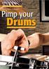 Drums. Pimp your. recording. INSTRUMENTS Drumset für die Aufnahme optimieren DRUMRECORDING VORBEREITEN