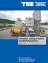 Preisliste Transportbeton und Betonpumpen. Stand TBE Transportbeton Eichstätt GmbH & Co. KG Tel. Dispo: 08421/970814