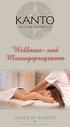 Wellnesslounge. Wellness- und Massageprogramm
