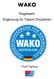 WAKO. Regelwerk Ergänzung für Tatami-Disziplinen. - Point Fighting -