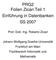 PRG2 Folien Zicari Teil 1 Einführung in Datenbanken SS 2007