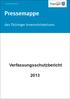 Pressemappe des Thüringer Innenministeriums Verfassungsschutzbericht
