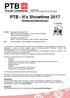 PTB - It s Showtime Wettbewerbskriterien-
