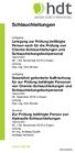 Schlauchleitungen. Lehrgang zur Prüfung befähigte Person nach für die Prüfung von Chemie-Schlauchleitungen und Schlauchleitungsfachpersonal