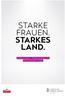 STARKE FRAUEN. STARKES LAND. Frauen.Leben Frauenstrategie für Oberösterreich 2030