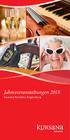 Jahresveranstaltungen 2018 Kursana Residenz Regensburg